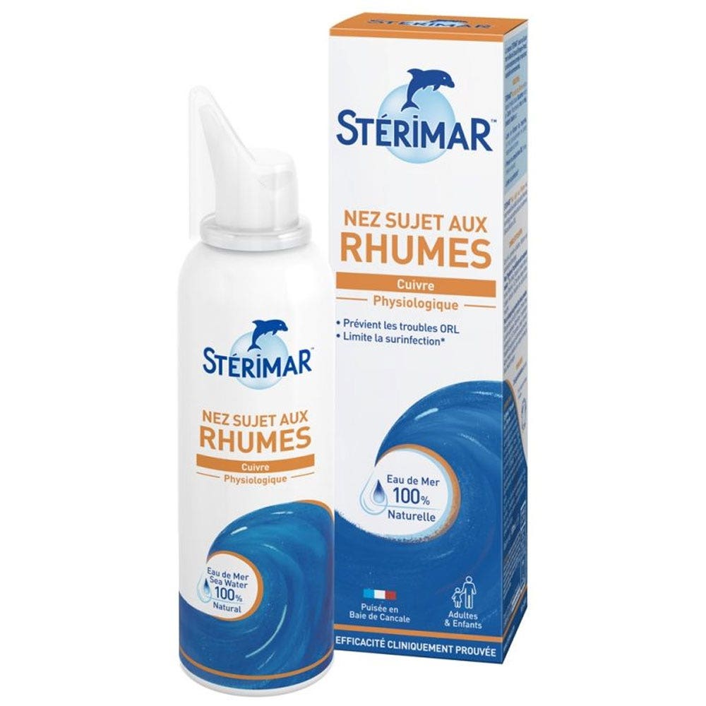 Sterimar Copper-enriched nose spray for colds Cuivre 100ml (3.38fl oz)