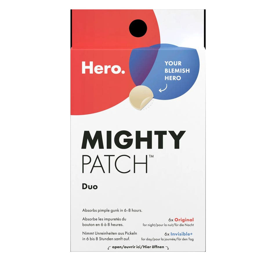 Pack Duo de patchs Hero Mighty 6+6 patchs anti-acné 