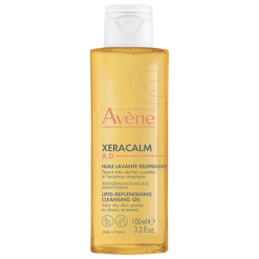 Avène Xeracalm A.D Lipid Replenishing Cleansing Oil Peaux très sèches 100ml (3.38 fl oz)