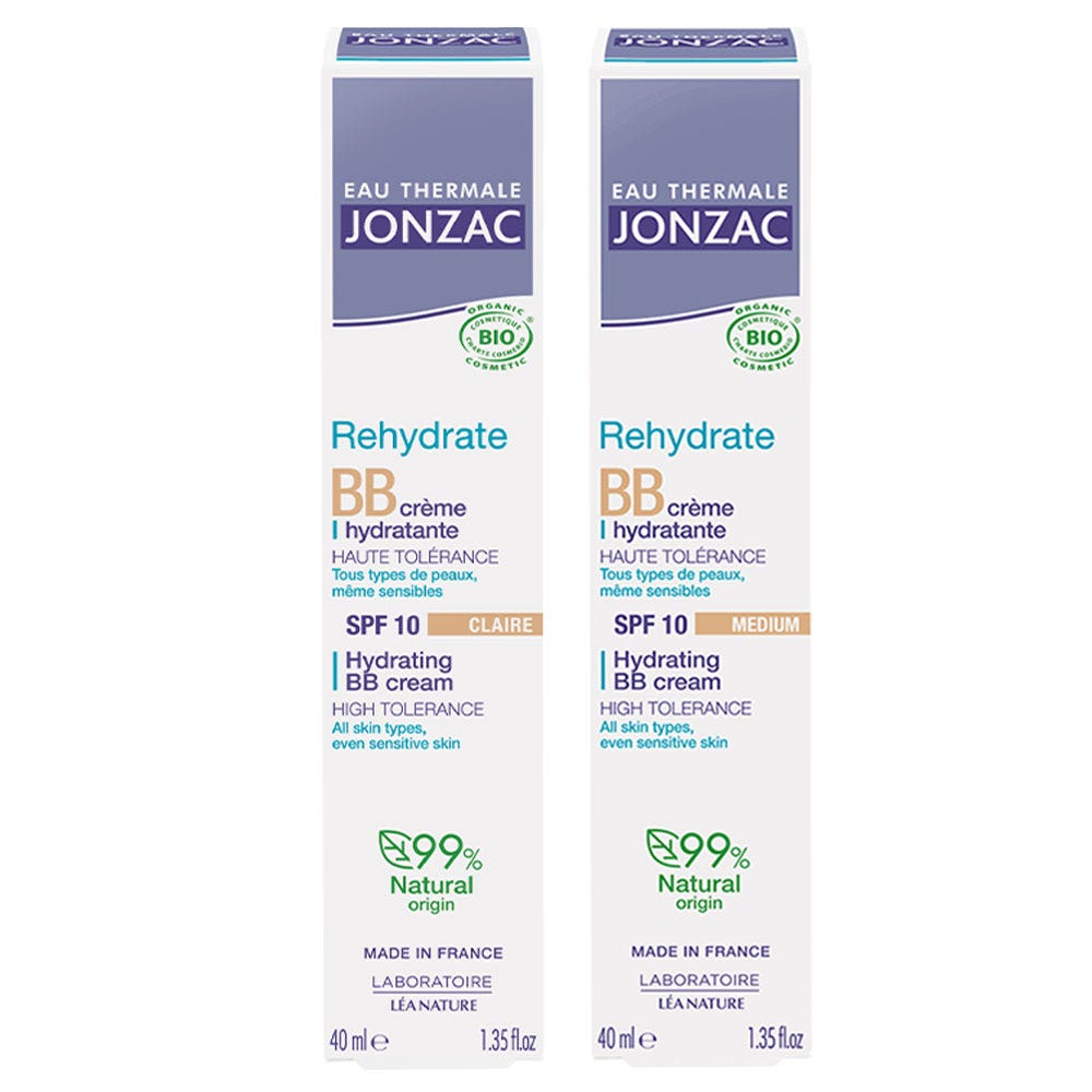 Eau thermale Jonzac REhydrate BB Hydrating Organic Cream SPF10 40 ml (1.35fl oz)