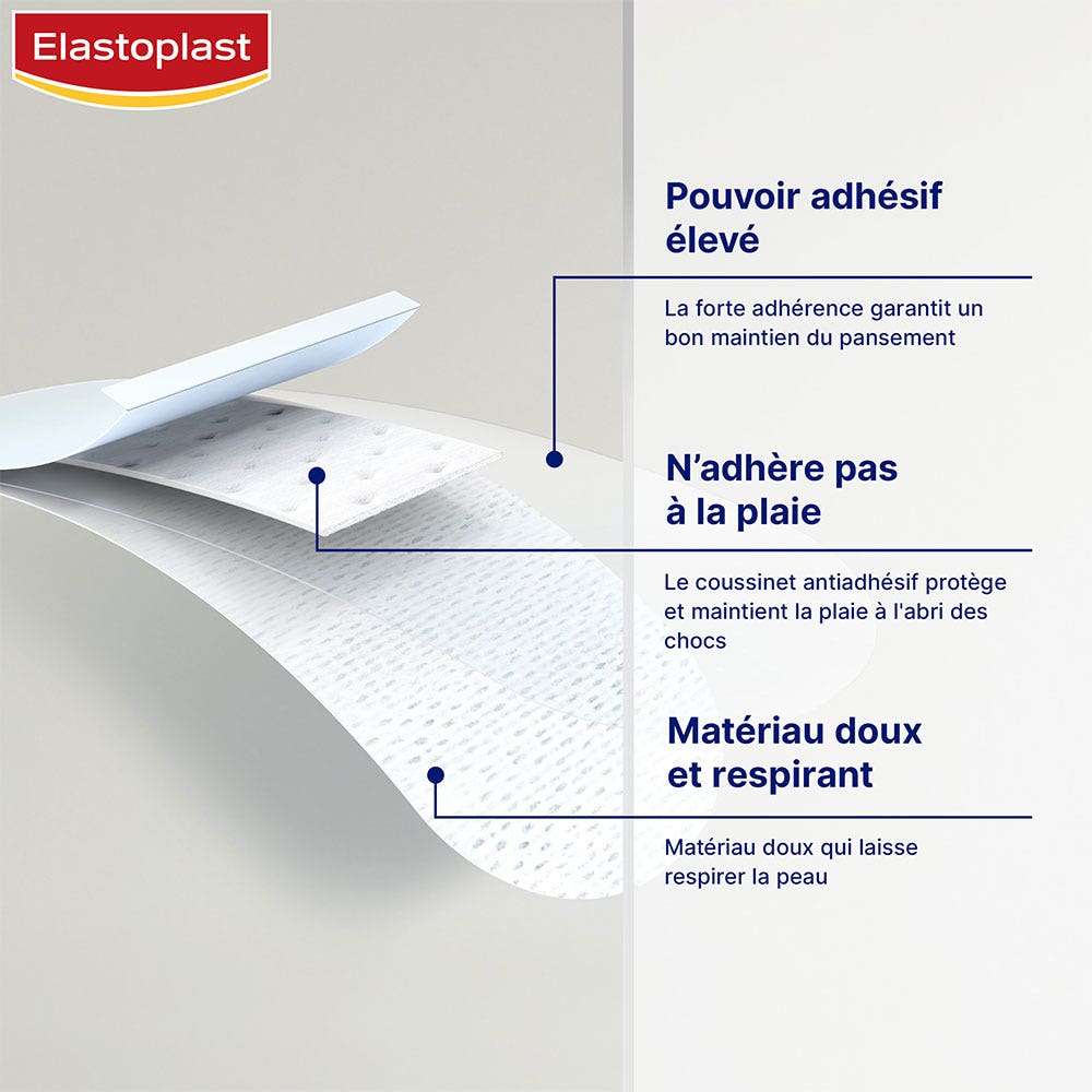 Elastoplast Sensitive Skin Plasters Shade 2 2 sizes x20