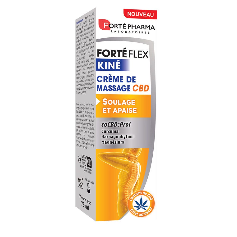 Forté Pharma Forté Flex CBD Massage Cream - Kiné 75ml (2.54fl oz)