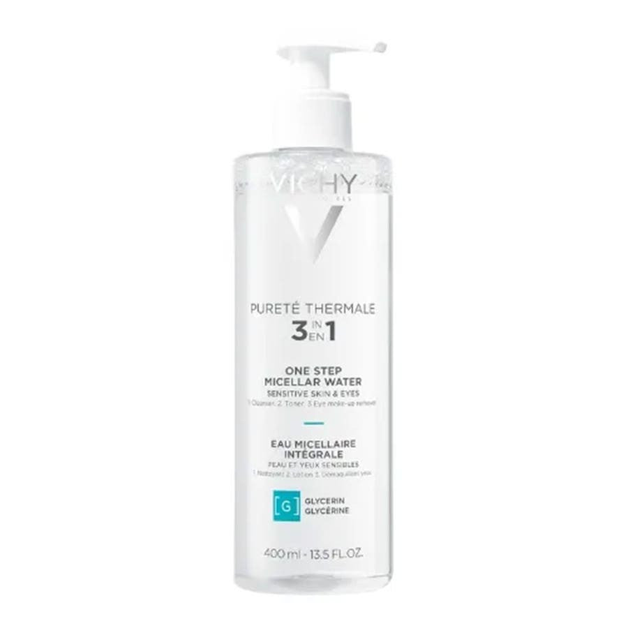 Vichy Pureté Thermale Eau Micellaire Minérale Peaux Sensibles 400 ml 