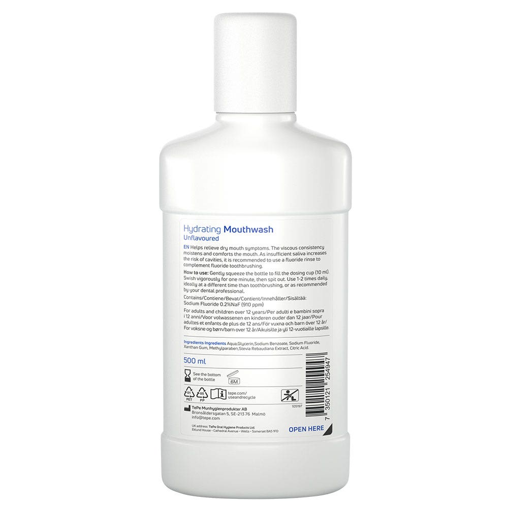 TePe Mouthwash Tasteless 500ml (16.91fl oz)