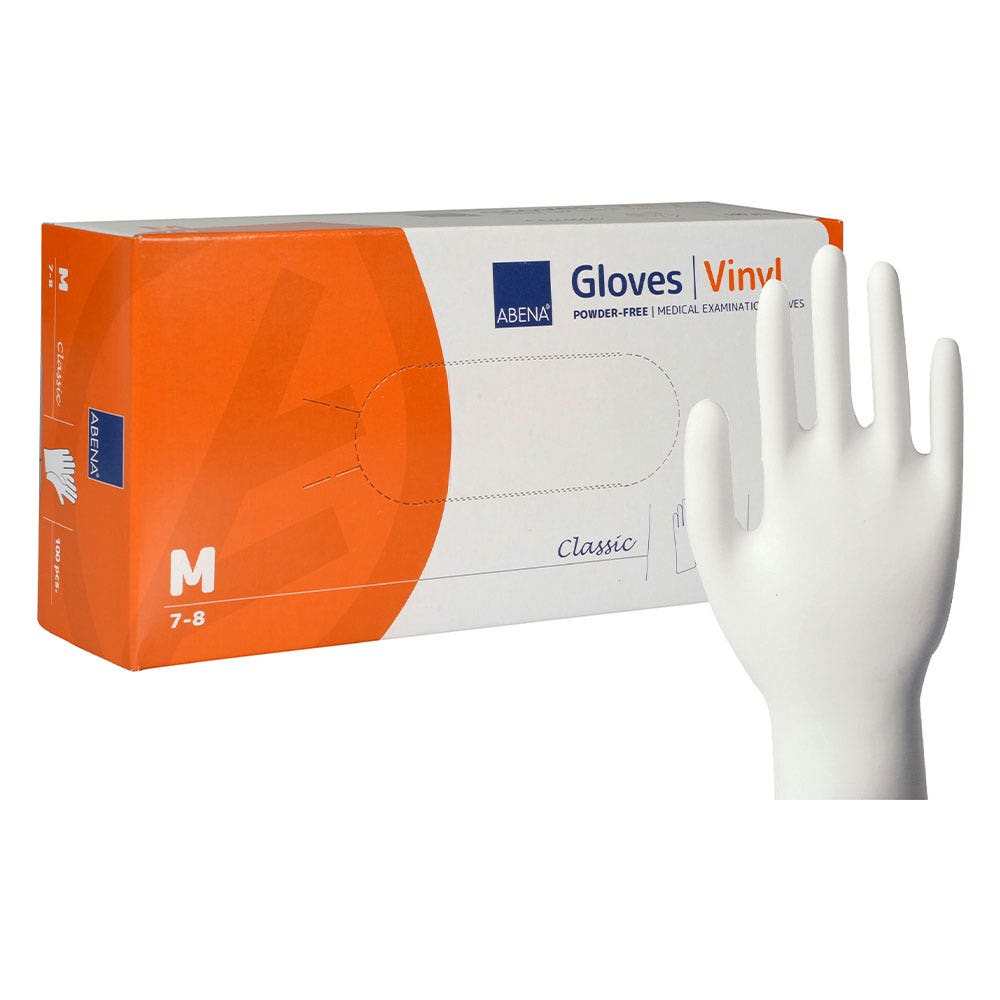Abena Vinyl Powder-free gloves 2 x 100 ml (3.38fl oz)