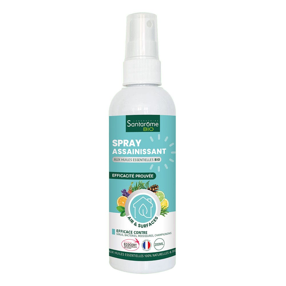 Santarome Sanitizing Spray Air and Sources 200ml (6.76fl oz)