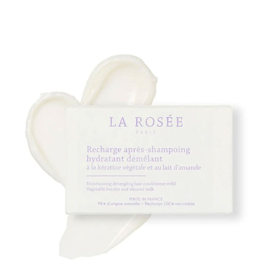 Recharge Après-shampoing démêlant hydratant La Rosée Kératine végétale et lait d'amande 200 g (7,05 oz) 