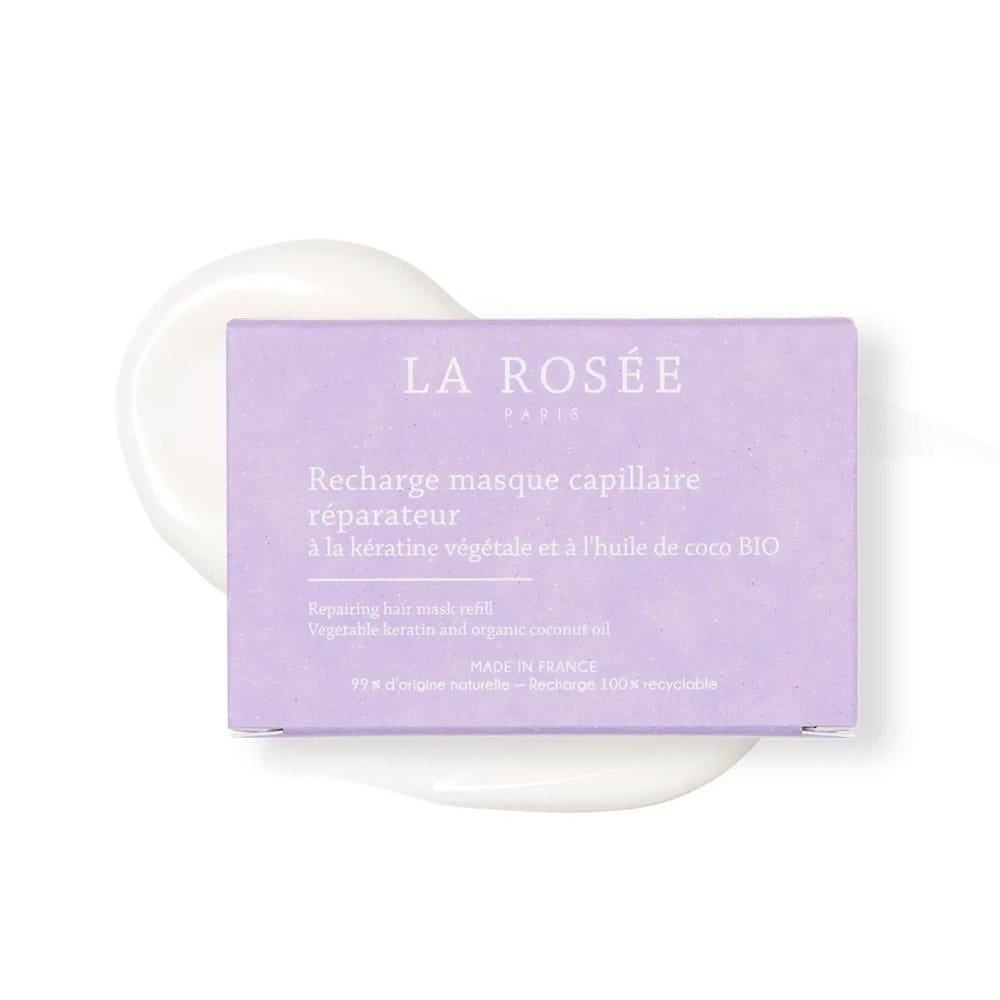LA ROSÉE Refill Repairing Capillary Mask with Plant Keratin and Organic Coconut Oil 200g (7.05oz)