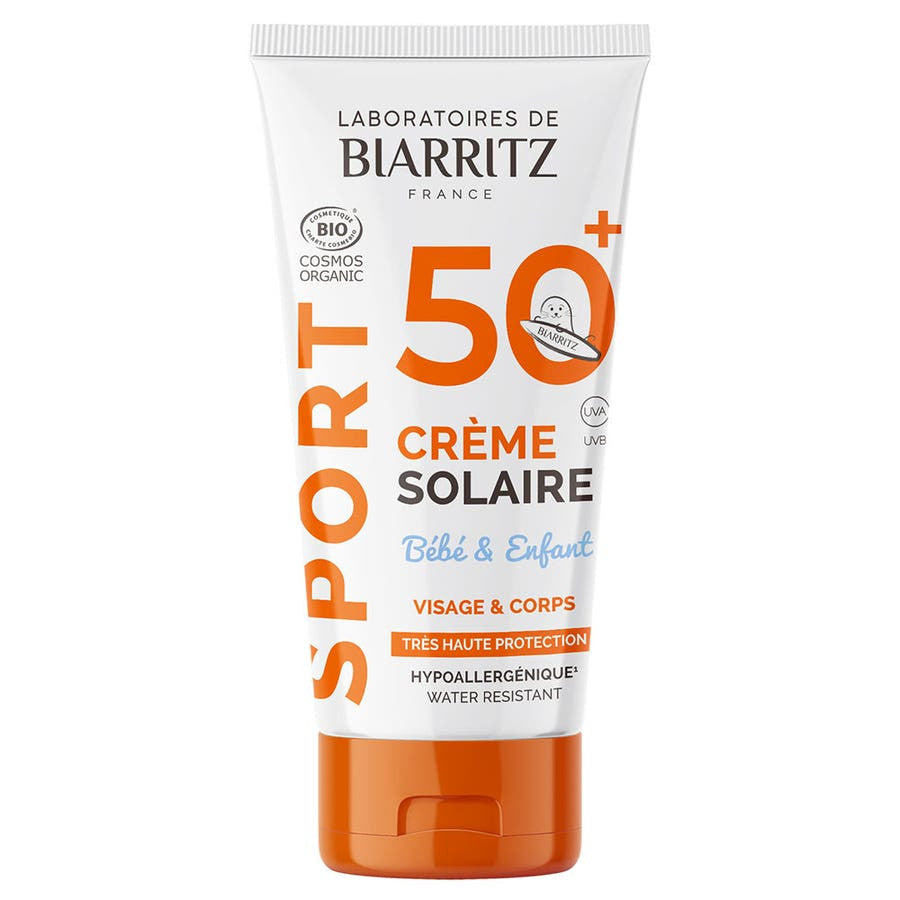 Laboratoires De Biarritz Soins Sport Crème Solaire Bébé &amp; Enfant SPF50+ Bio 50 ml (1.69fl oz) 