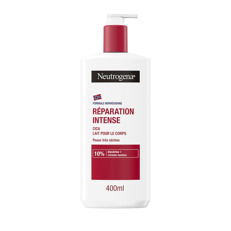 Neutrogena Lait Corps Réparation Intense Peaux Très Sèches 400 ml (6,76 fl oz) 