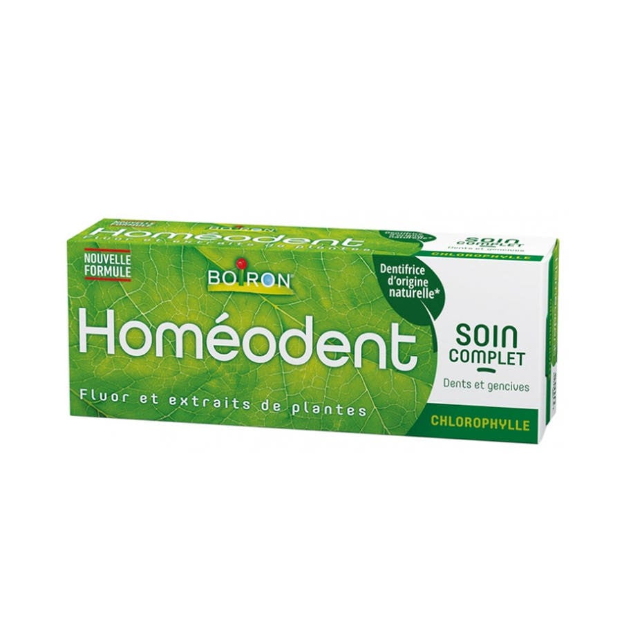 Dentifrice Boiron Homeodent Soin complet dents et gencives Chlorophylle 75 ml (2,53 fl oz) 