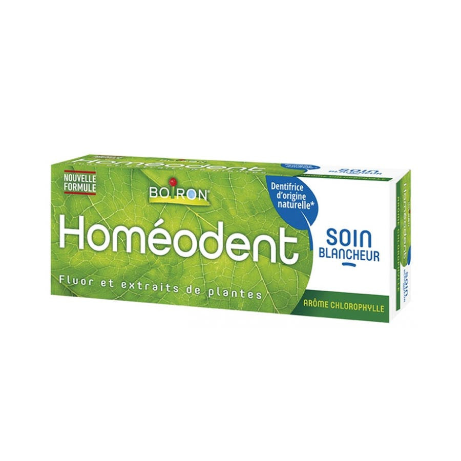 Boiron Homeodent Whitening Care Toothpaste with Chlorophyll 75ml (2.53 fl oz)