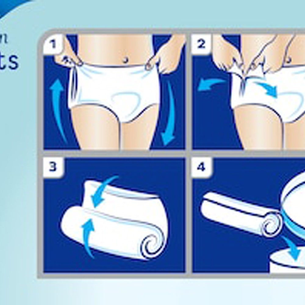 Tena Proskin plus Absorbent Briefs Taille XXS 40 -70 cm x14