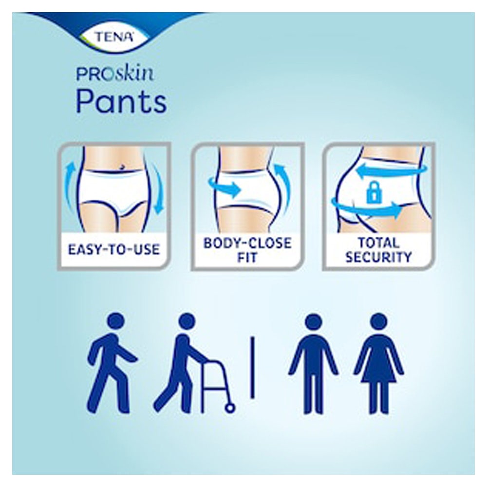 Tena Proskin Maxi Pants Urinary Absorbent Size L 100-135 cm x10