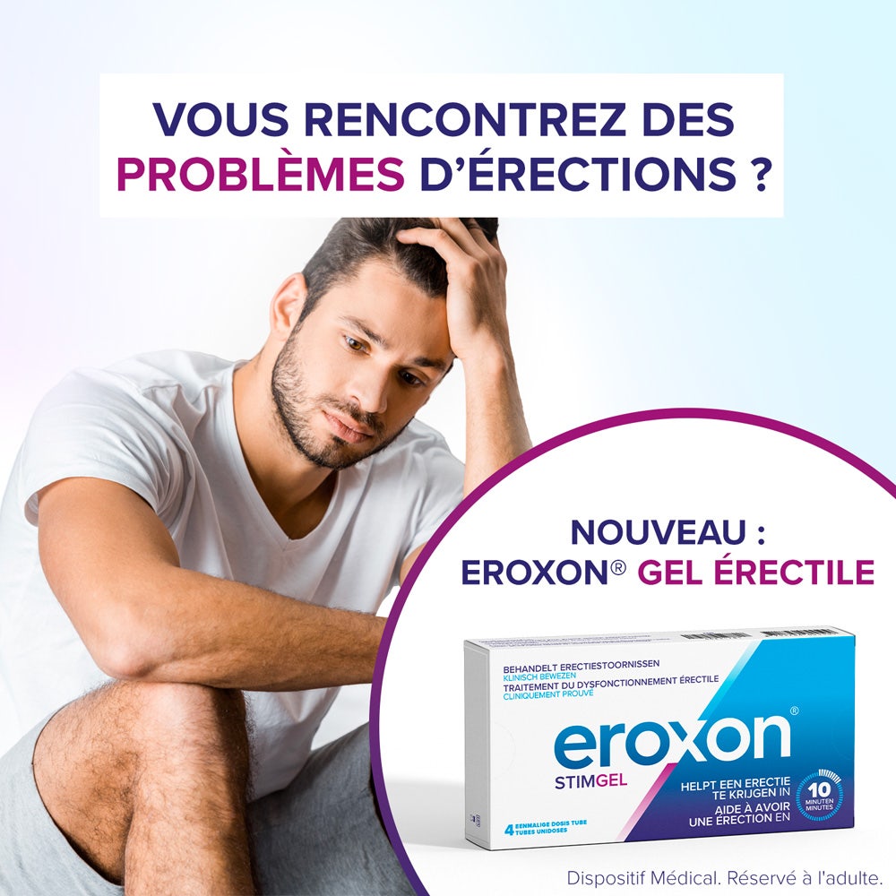 Eroxon Erection gel for erectile problems 4 doses