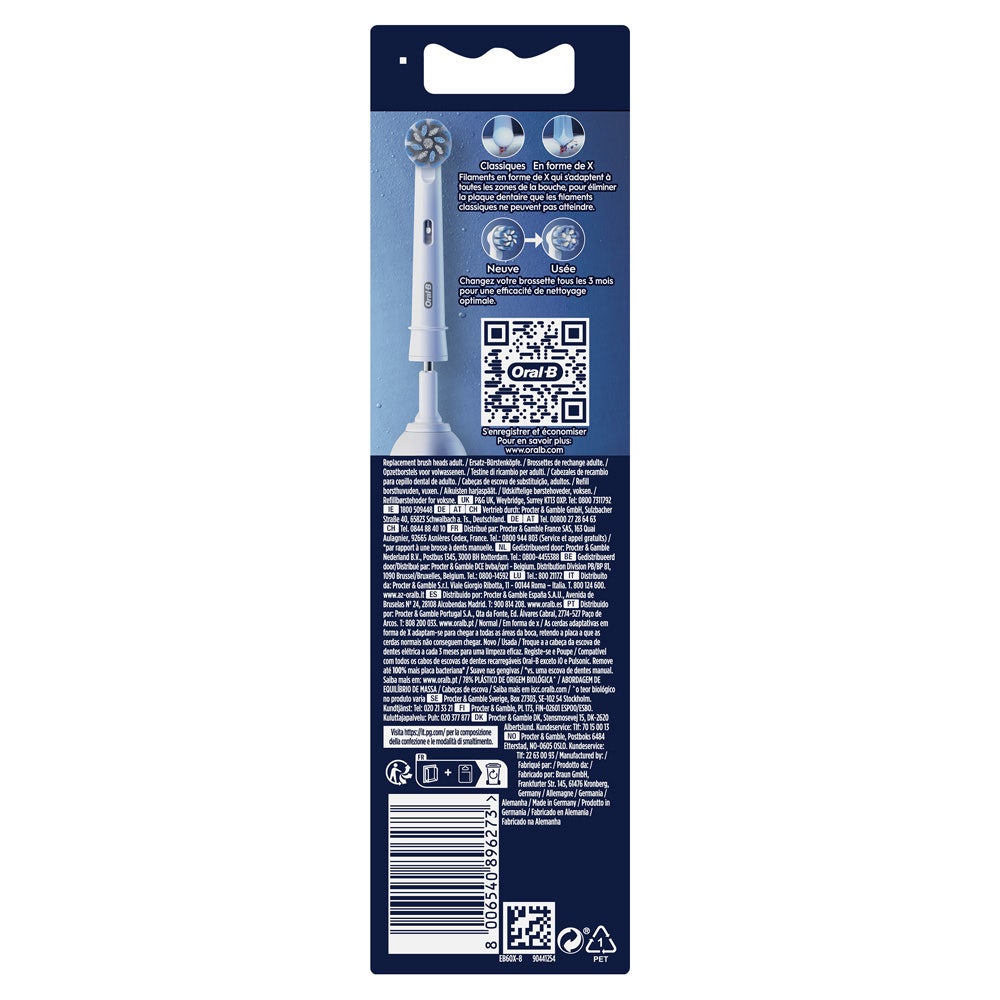 Oral-B Sensitive Clean Electric toothbrush heads 8 units