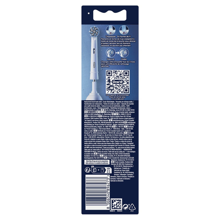 Oral-B Sensitive Clean Electric toothbrush heads 8 units