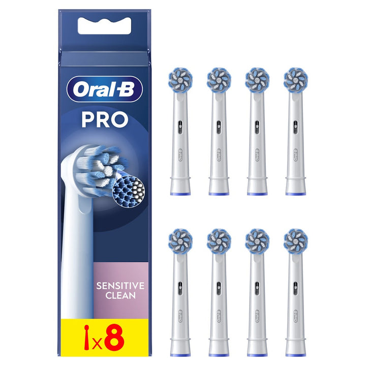 Oral-B Sensitive Clean Electric toothbrush heads 8 units