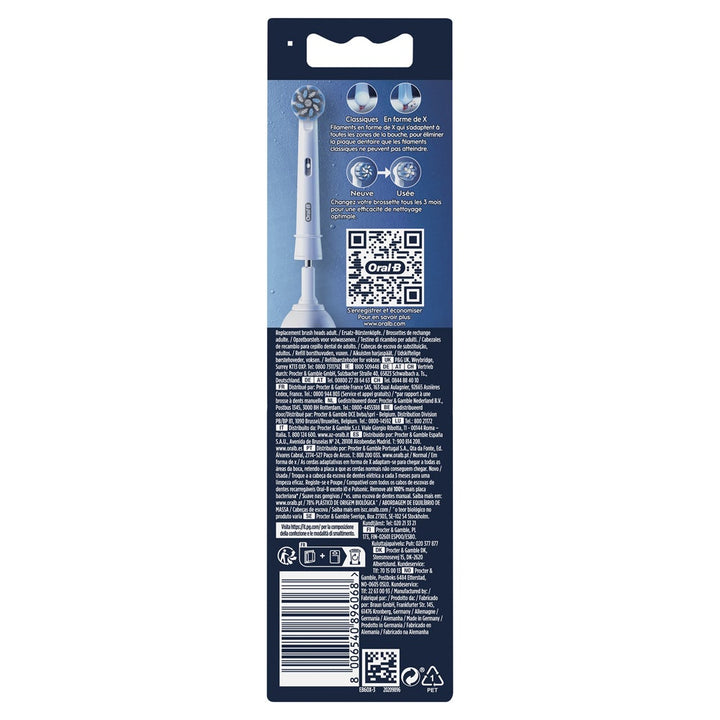 Oral-B Sensitive Clean Brush Heads For Electric Toothbrush x3