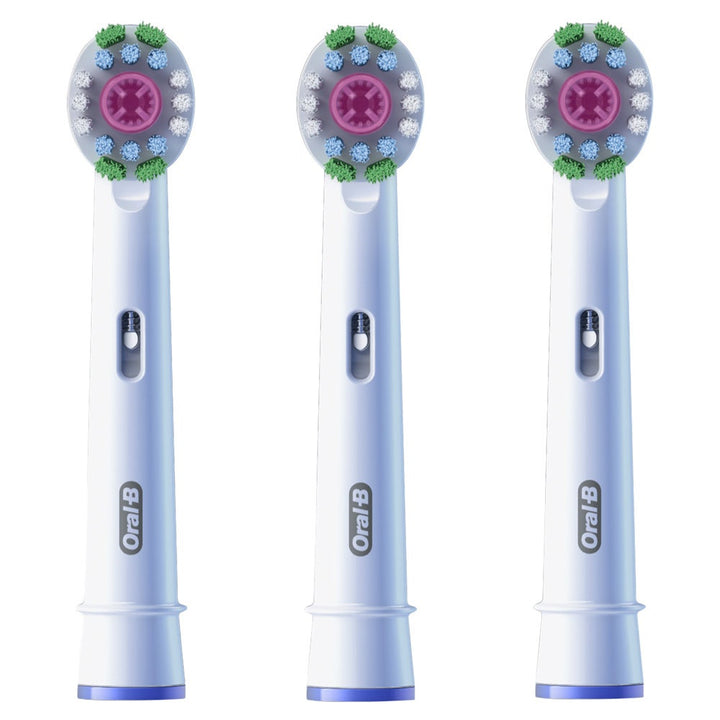 Oral-B 3D White Advanced Brush Heads Advanced Cleaning And Whitening with CleanMaximiser x3