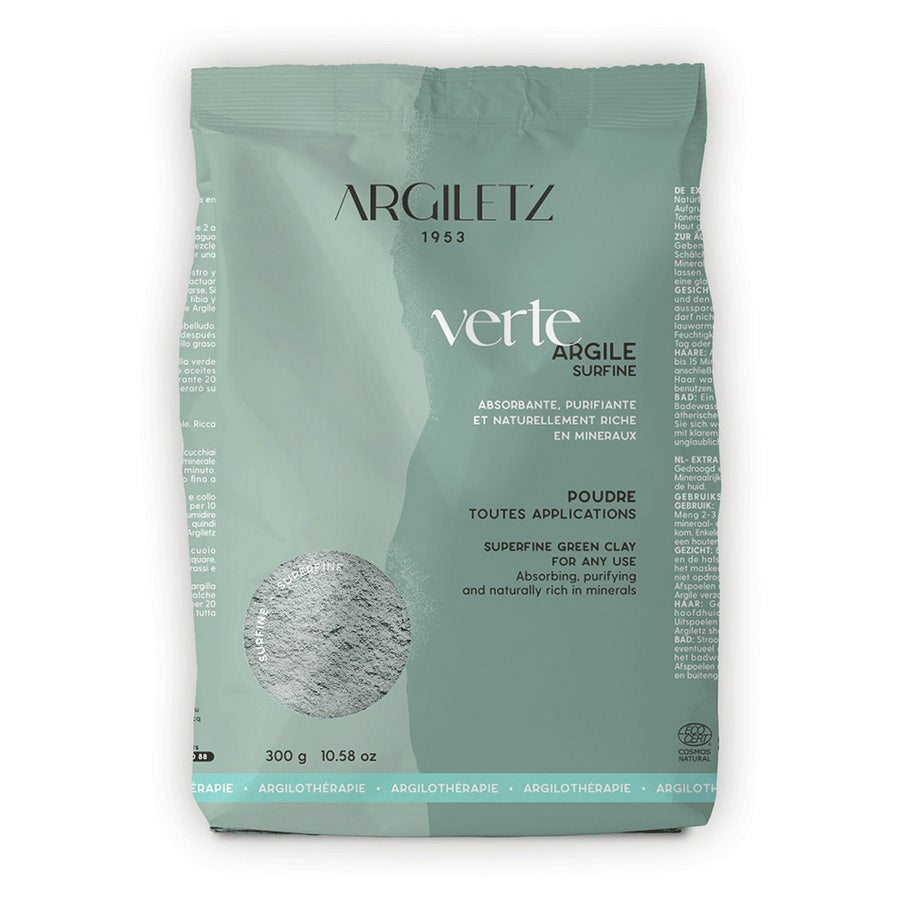 Argiletz Green Clay Surfine Powder All Applications 300g (10.58 oz)