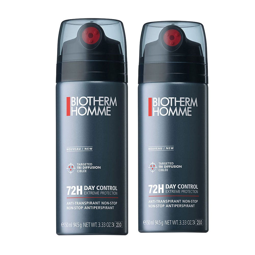 Biotherm Day Control Men Deodorant 72h Extreme Protection 2x150ml (5.07fl oz)