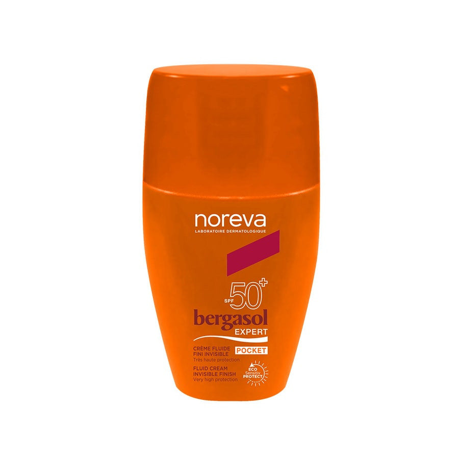 Crème solaire fluide de poche NOREVA Bergasol Expert, fini invisible SPF 50+, 30 ml