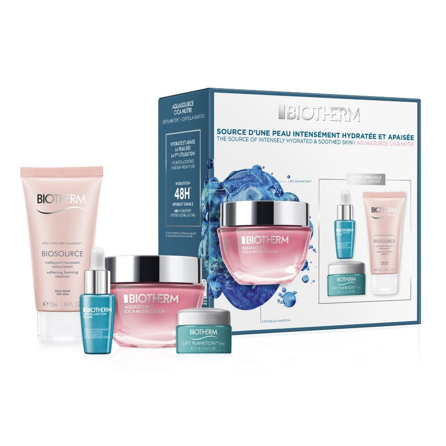 Coffret cadeau Biotherm Aquasource Cica Nutri pour peaux sèches 