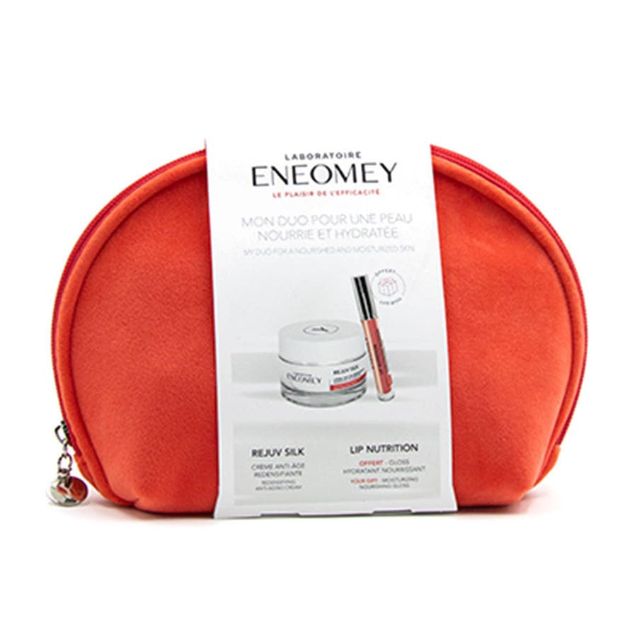 Eneomey Duo Nutrition Kits for Winter Skincare - REJUV SILK Cream and LIP NUTRITION Gloss