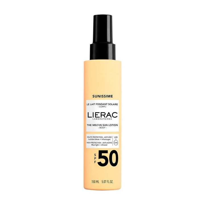 Lierac Sunissime Loción solar corporal antiedad energizante y protectora SPF50 150ml