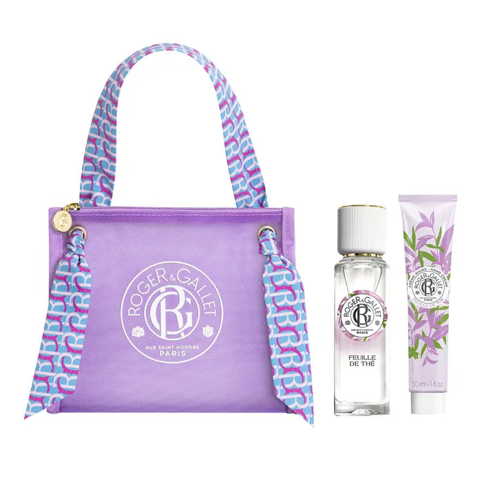 Roger & Gallet Tea Leaf Beneficial Water and Hand Cream Kit