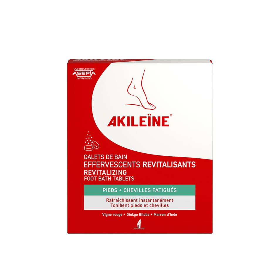 Asepta Akileine Tired Feet Ad Ankles 20g x6 ( 0.70 oz x6)