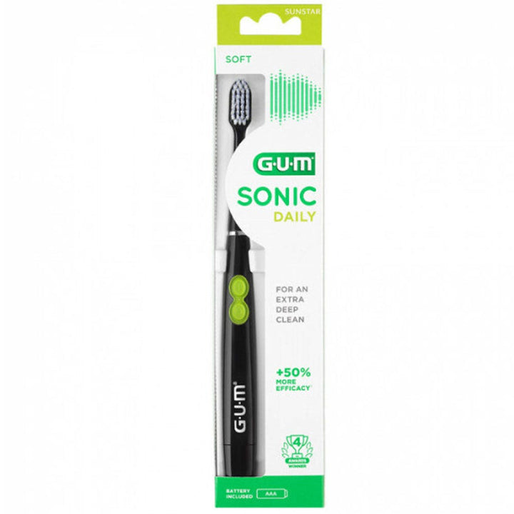 Gum Sonic Daily فرشاة أسنان سوداء