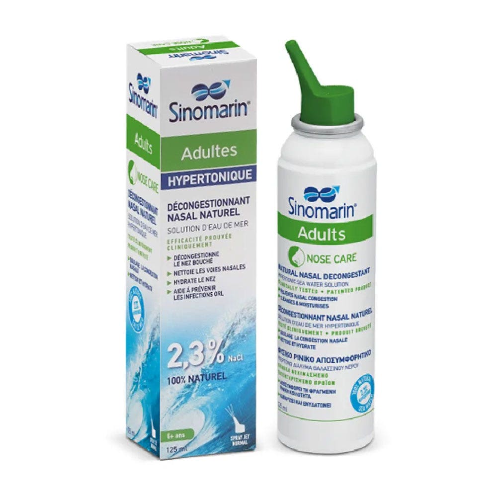Gifrer Sinomarin Hypertonic Blocked Nose Spray 125ml (4.23fl oz)