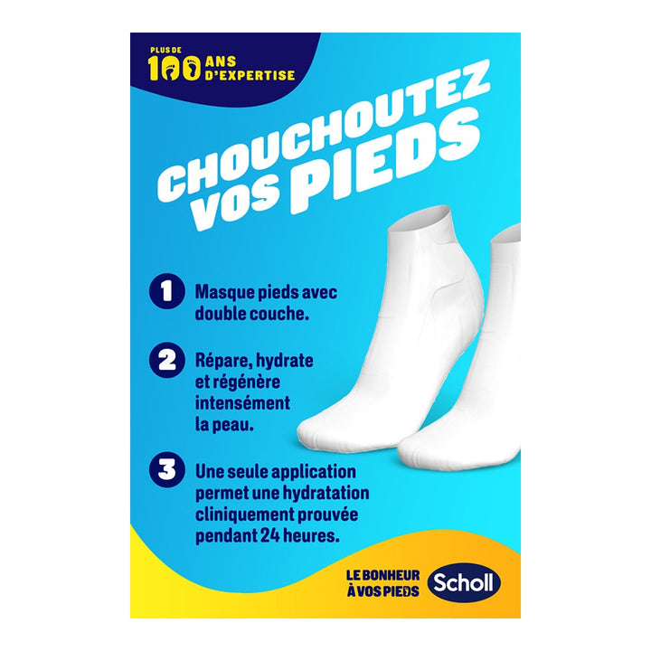 Scholl Nourishing Feet Mask with manuka honey 1 pair