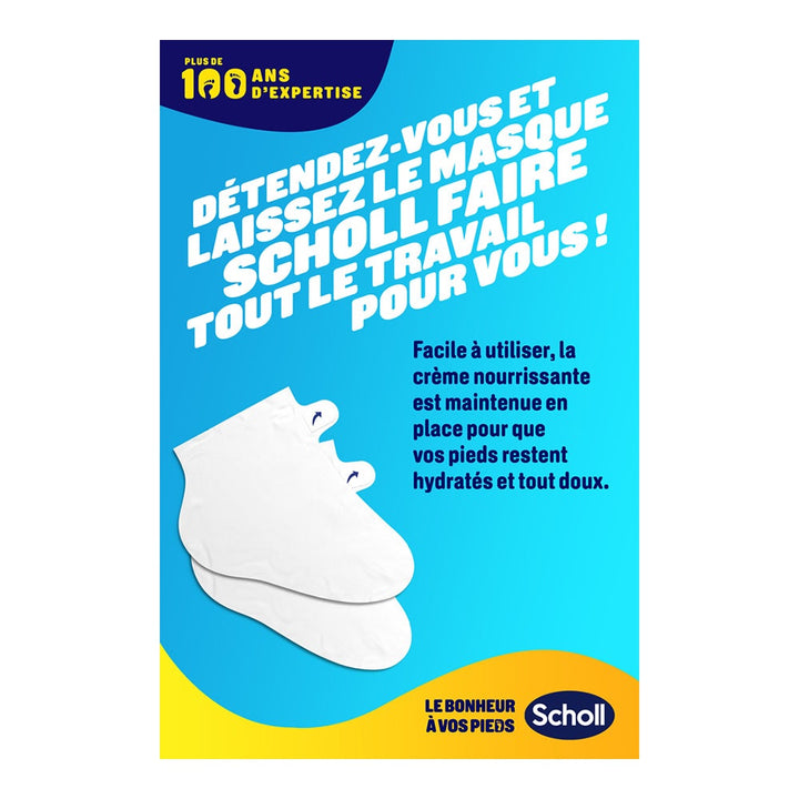 Scholl Nourishing Feet Mask with manuka honey 1 pair