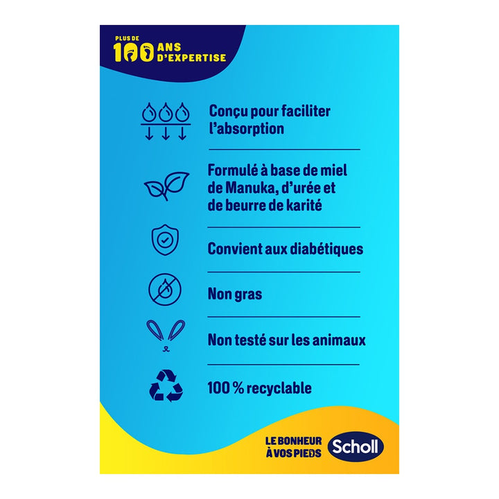 Scholl Nourishing Feet Mask with manuka honey 1 pair