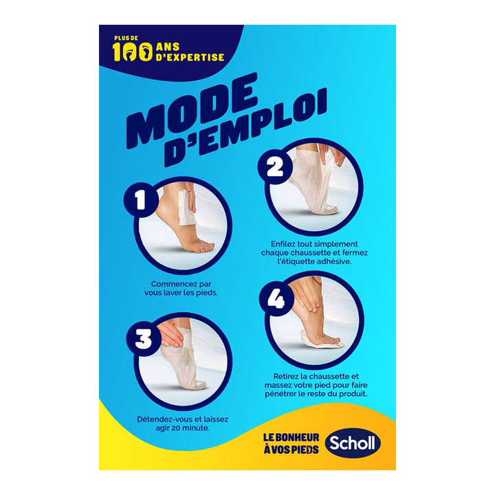 Scholl Nourishing Feet Mask with manuka honey 1 pair