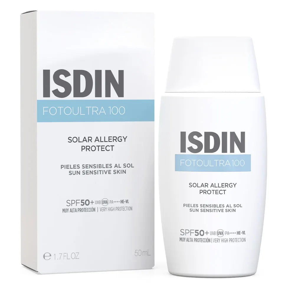 ISDIN FotoUltra Solar Allergy Fusion Fluid SPF100+ UVA/UVB 1% Ectin 50ml (1.69fl oz)