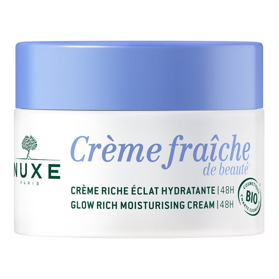 NUXE Crème Fraîche de Beauté Crème Hydratante Riche Éclat 48h 50 ml (1,7 fl oz) 