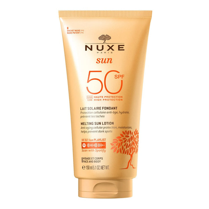 Nuxe Sun Leche fundente de alta protección SPF50 150ml