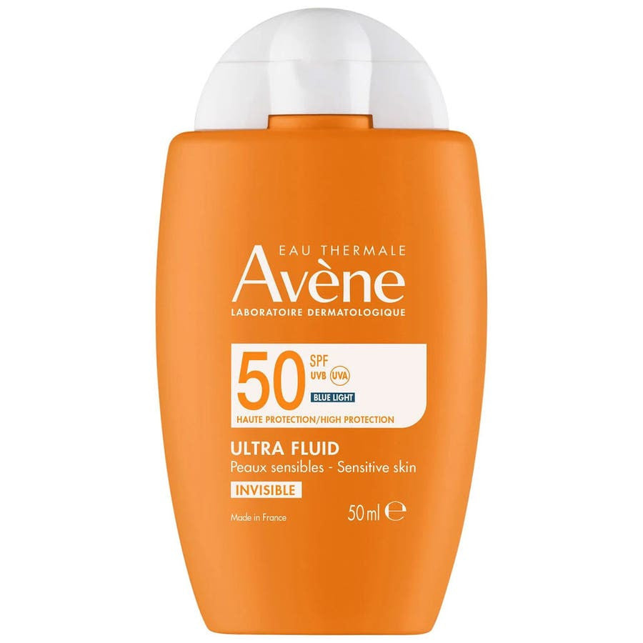 Avène Ultra-Fluid Solar Protection SPF50 UVA/UVB/Blue Light Shield 50ml (1.69fl oz)