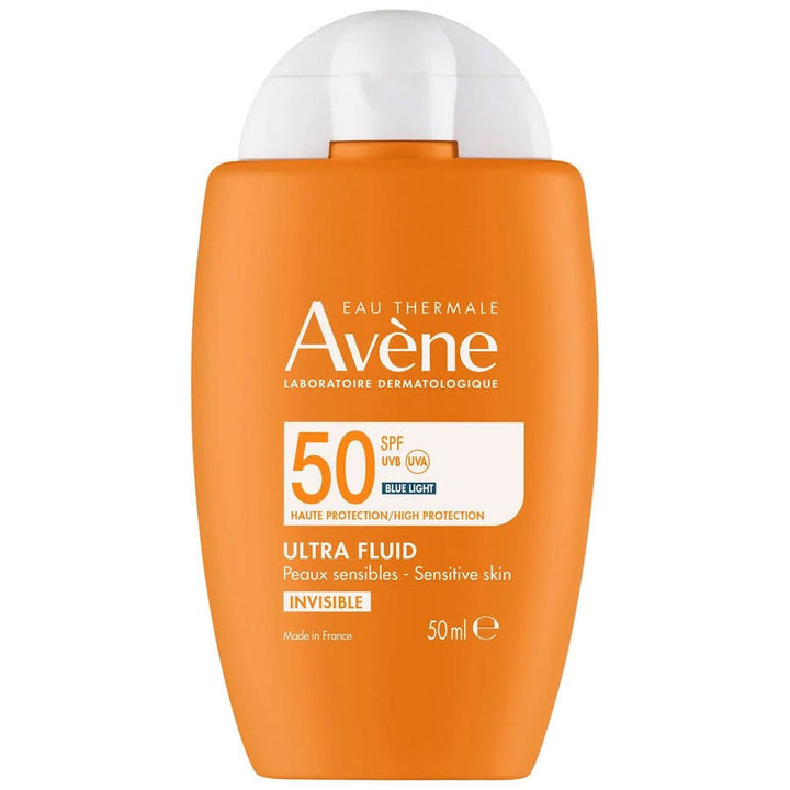 Avène Ultra-Fluid واقٍ شمسي SPF50 ضد UVA/UVB والضوء الأزرق 50ml