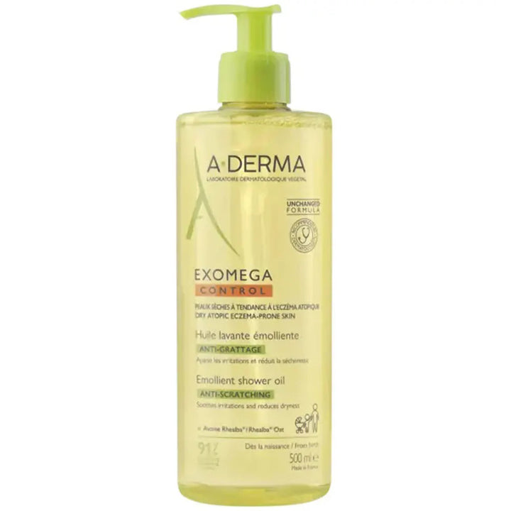 Huile nettoyante émolliente A-Derma Exomega Control 