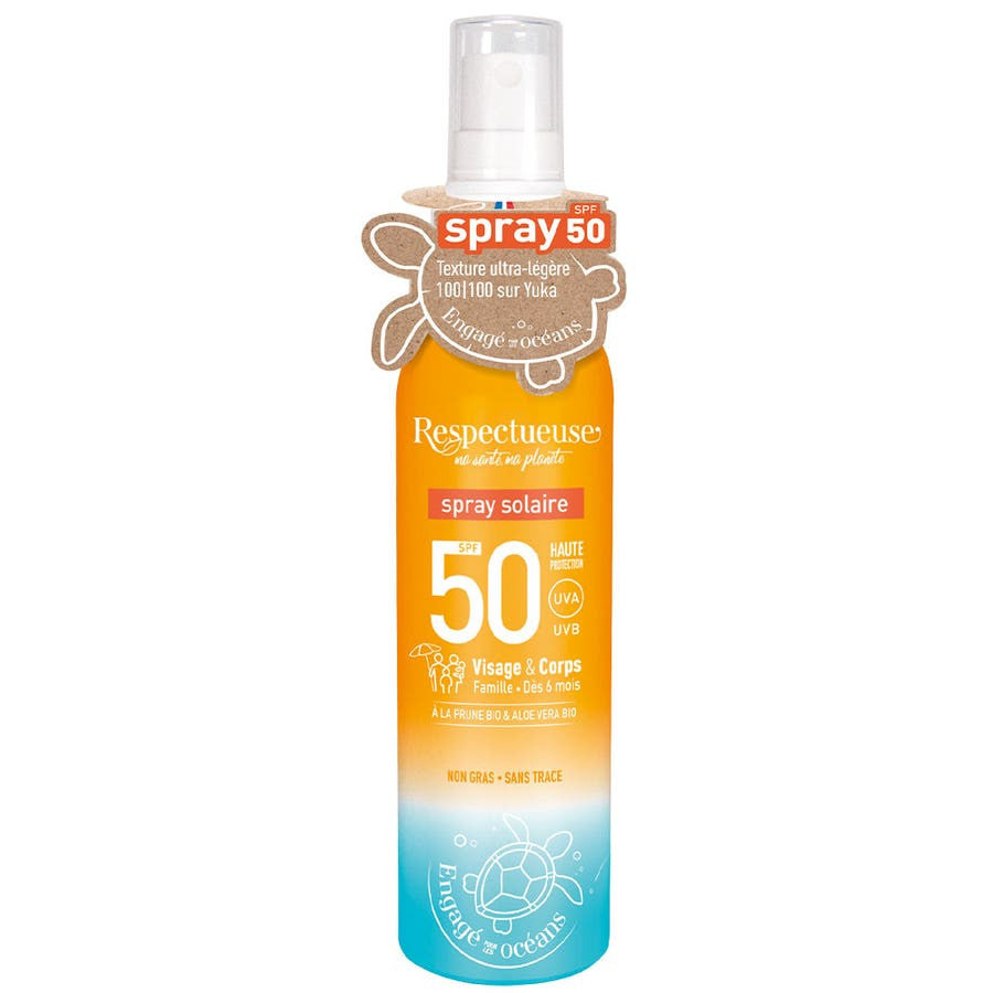 Spray solaire Respectueuse SPF50 100 ml (3,38 fl oz) 