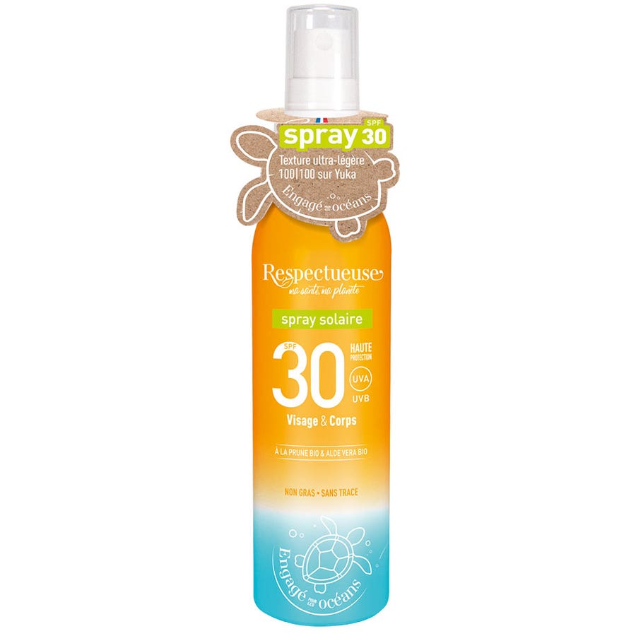 Respectueuse Sunscreens SPF30 Spray 100ml (3,38fl oz)