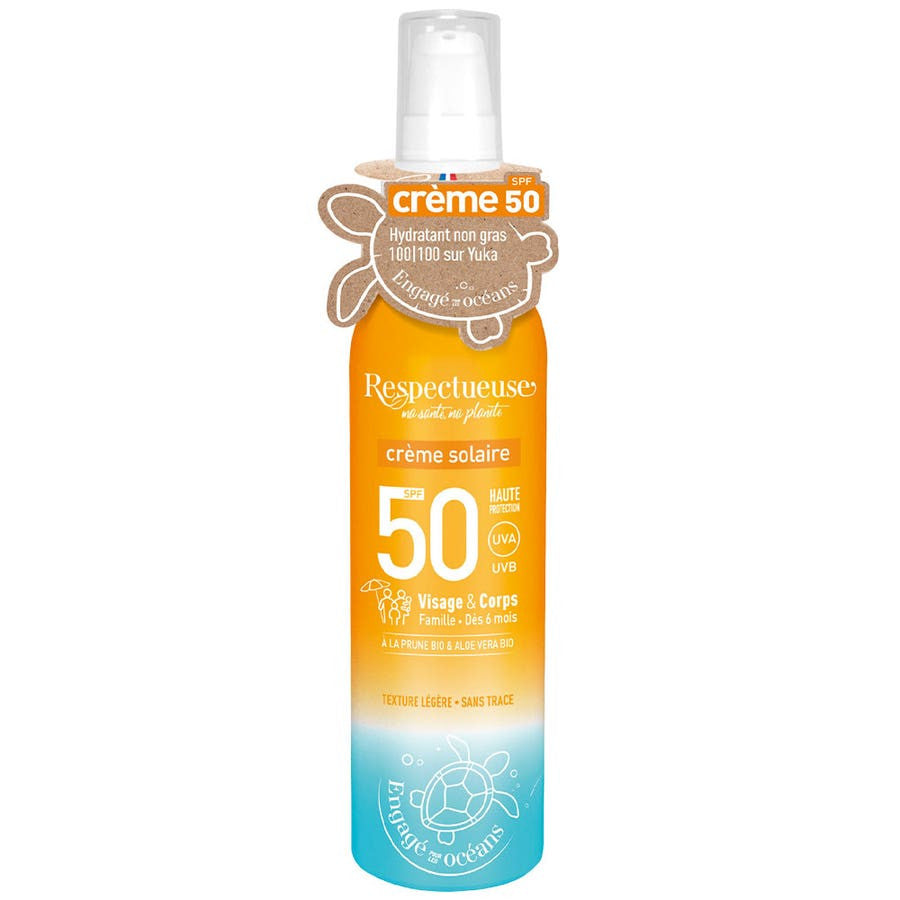 Crème solaire Respectueuse SPF50 100 ml (3,38 fl oz) 