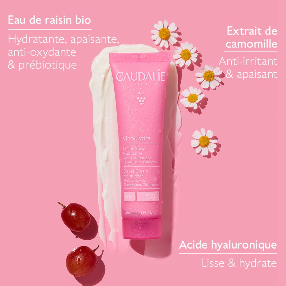 Caudalie VinoSource-Hydra Moisturizing Sorbet Cream 60ml (2.02fl oz)