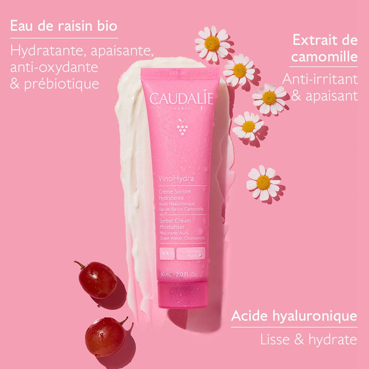 Caudalie VinoSource-Hydra Moisturizing Sorbet Cream 60ml (2.02fl oz)