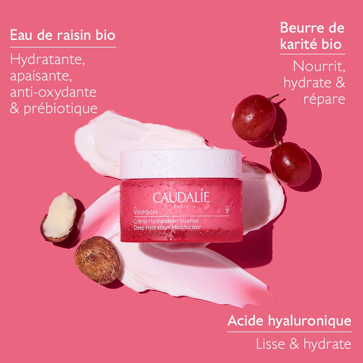 Caudalie VinoHydra Deep Hydration Moisturizer 50ml (1.69fl oz)